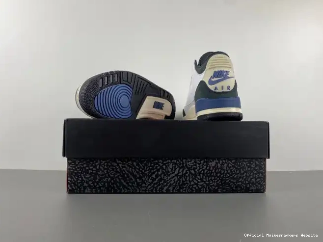 Official Maikesneakers Blue OG HV8571-100 A Ma Jordan 3 Air Maniere x SP Diffused 0612